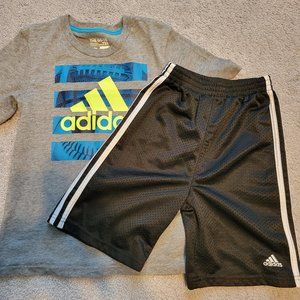Boys Adidas tshirt & short